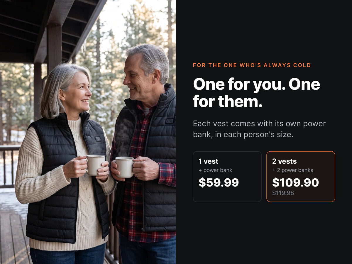 Two-pack: one vest for you, one for them