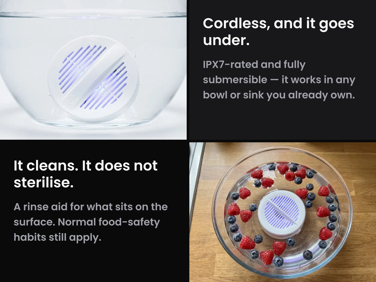 PuriBreeze — Cordless OH-ion produce purifier